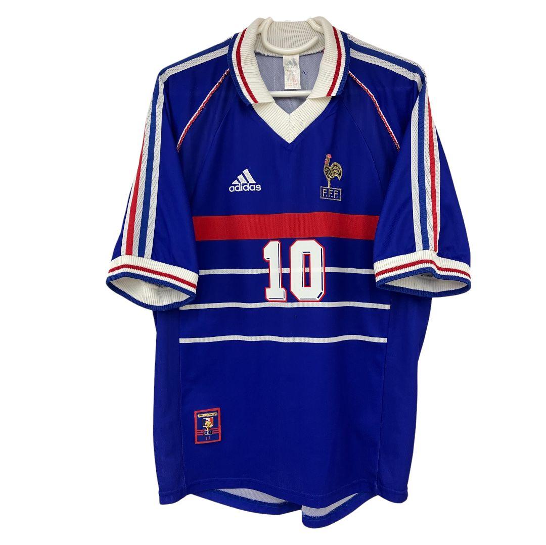 97-98　フランス代表　ジダン　アディダスオフィシャル　当時物ユニフォーム