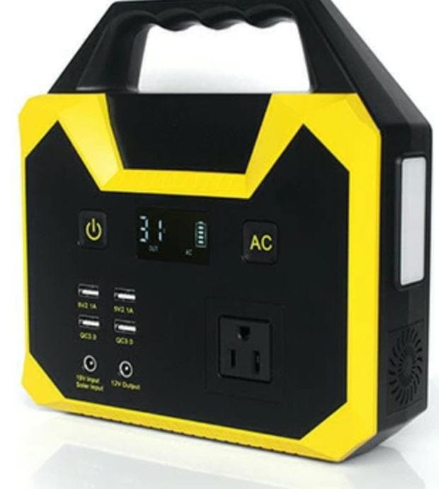 発電ポータブル電源 AC出力 USBポート付き