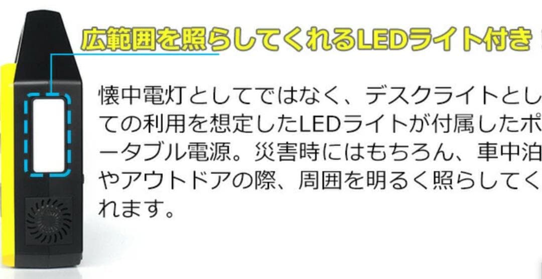 発電ポータブル電源 AC出力 USBポート付き