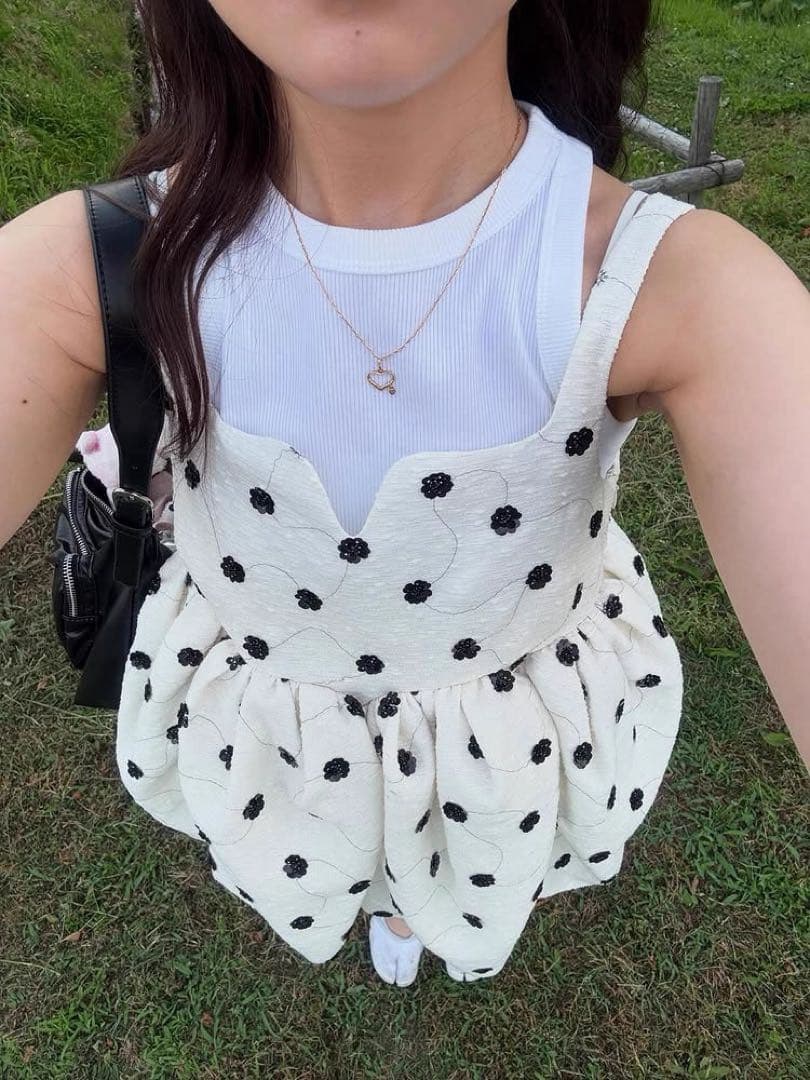 トップス Bibiy.BIANCA BLOSSOM TOP WHITE