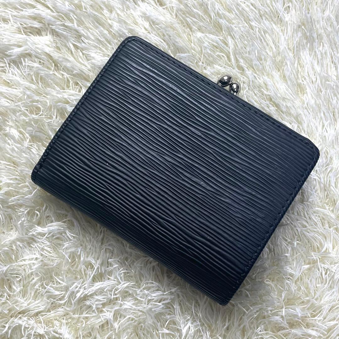 未使用に近い 付属品完備 ヴィヴィアンウエストウッド 二つ折り財布 ブラック