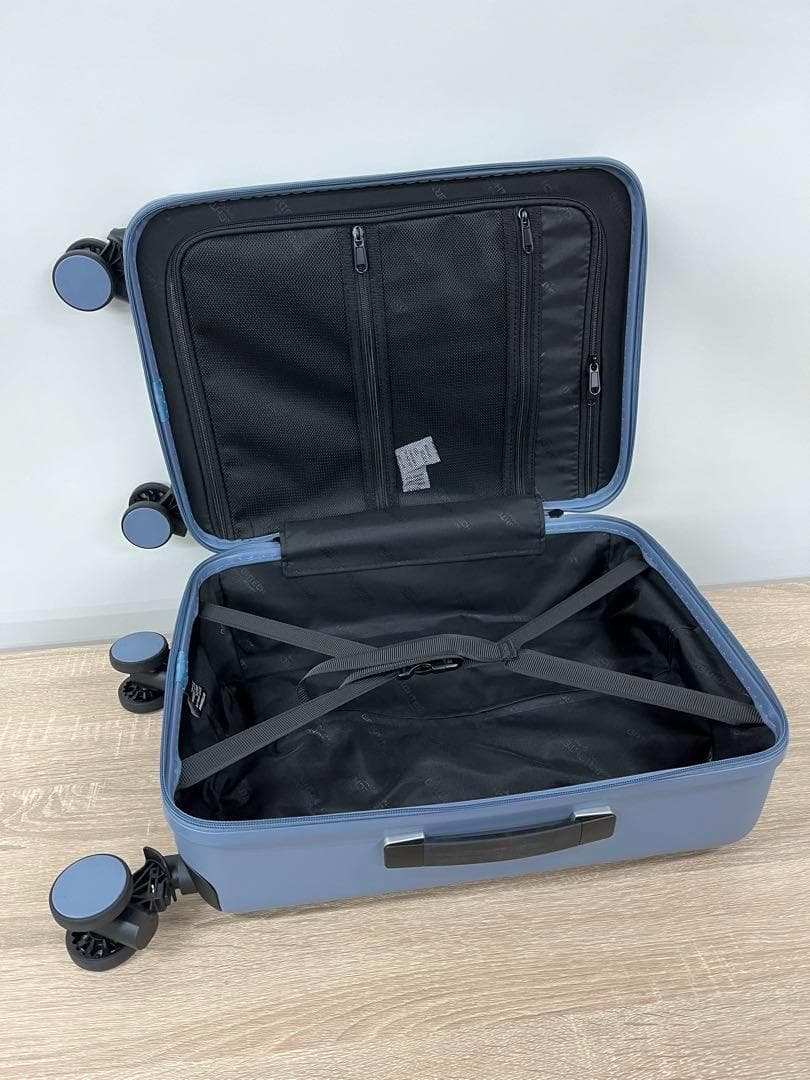 ブライテック BRO-18 機内持ち込み ストーンブルー　ストッパー付き