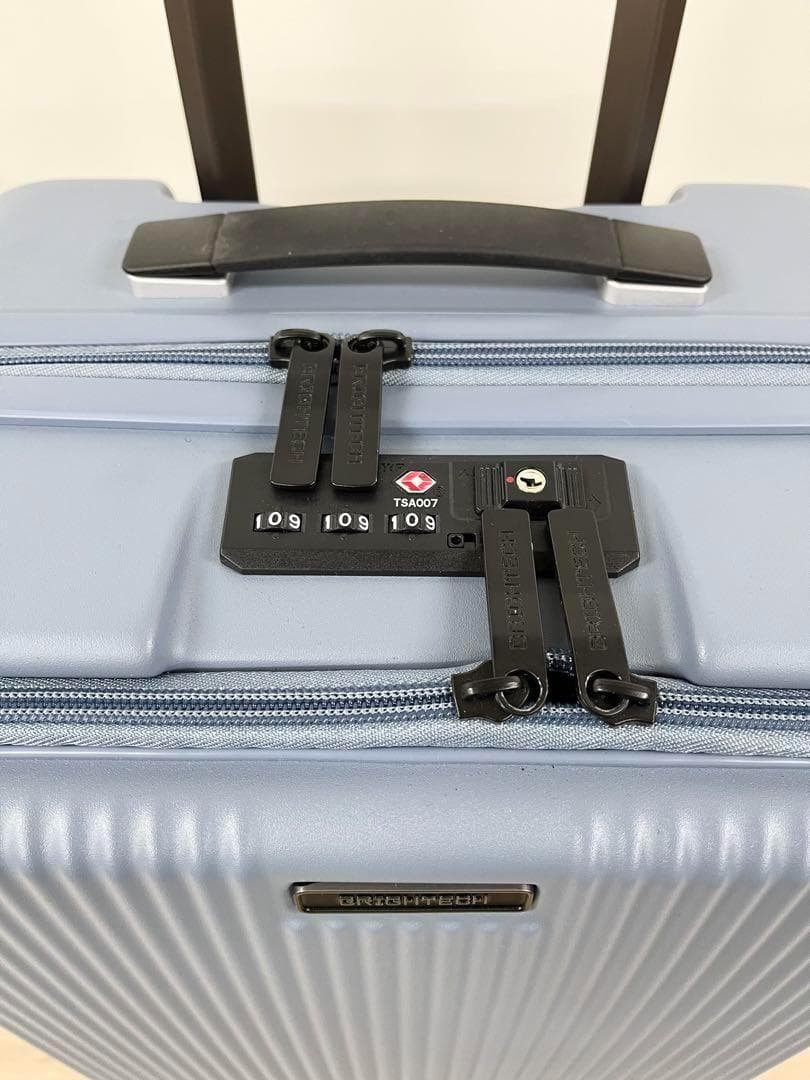 ブライテック BRO-18 機内持ち込み ストーンブルー　ストッパー付き