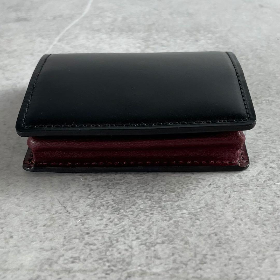 極美品✨ ココマイスター ケース コードバン メンズ 箱付き ブラック系
