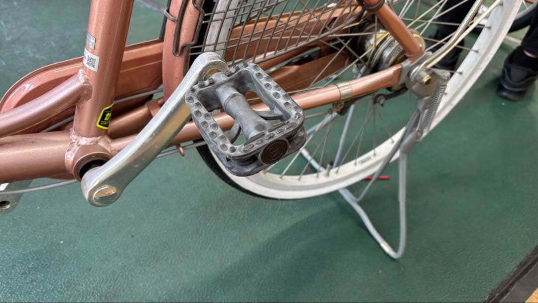 訳アリ ブリヂストン ママチャリ シティサイクル ピンク 24インチ 3段ギア