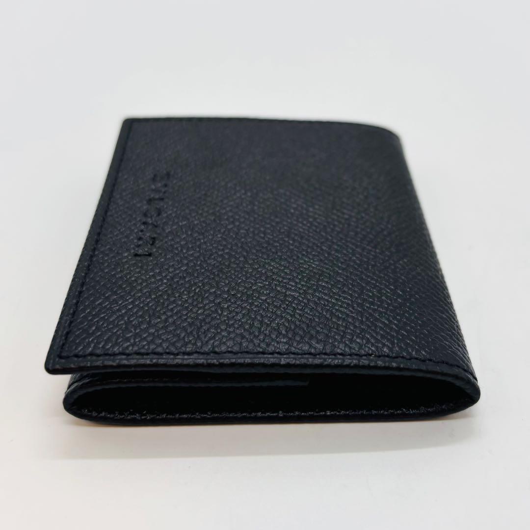【未使用】ブルガリ ケース 小銭入れ レザー ブラック
