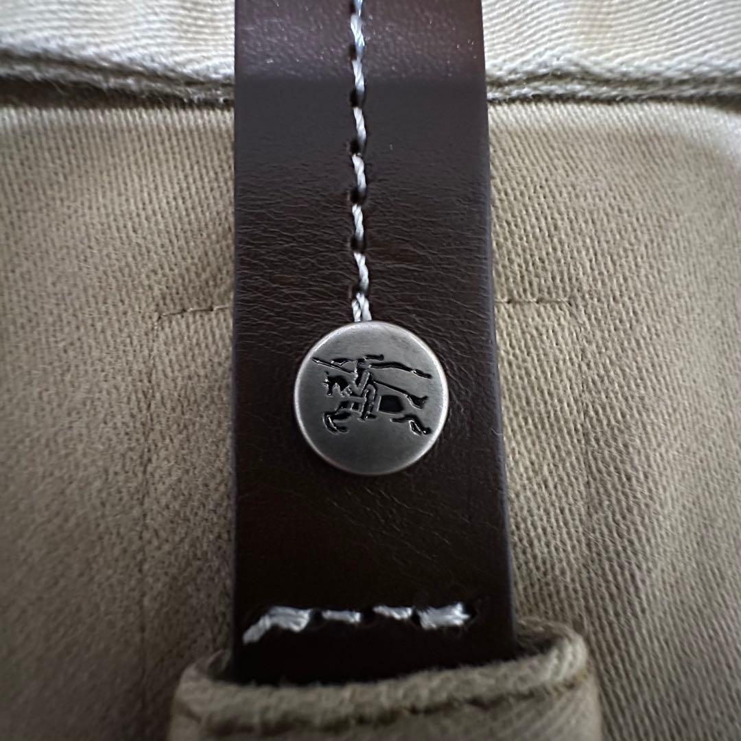 希少 レア バーバリー ブルーレーベル 牛革 コート ロゴ 三陽商会 ジャケット