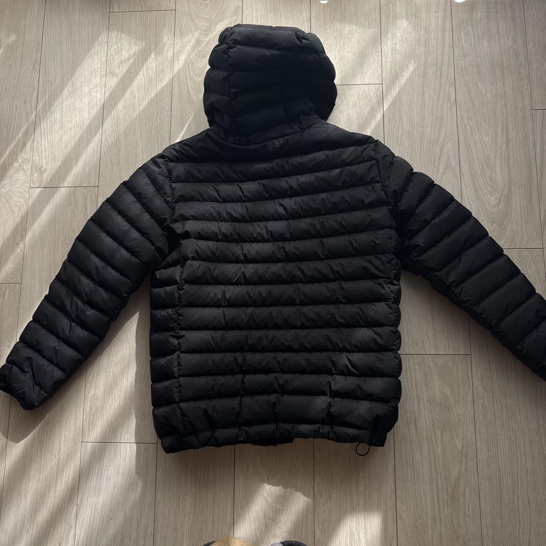 DANTON ミドルダウンジャケット 黒　サイズ38 ゆったり着たい方に！