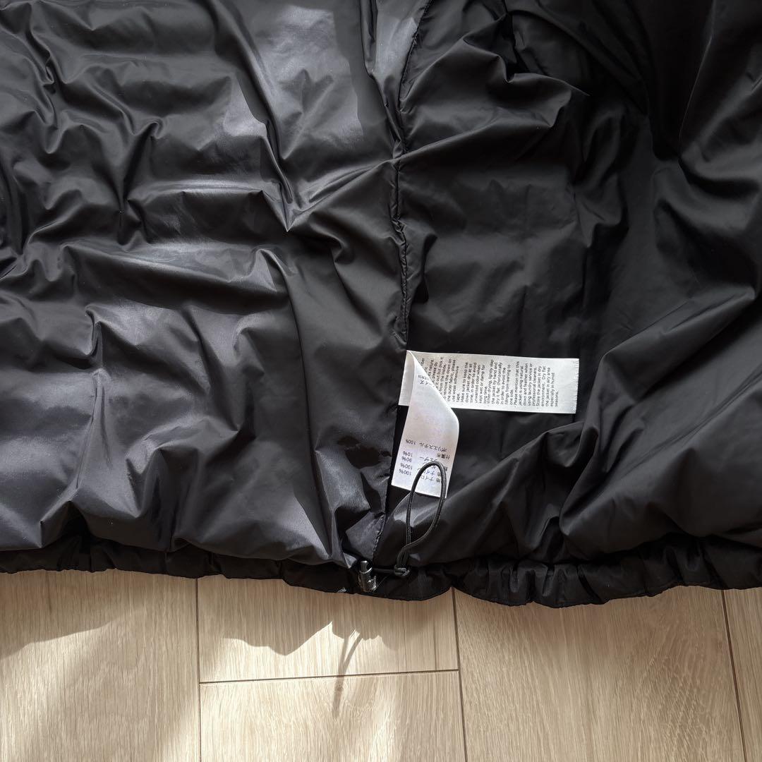 DANTON ミドルダウンジャケット 黒　サイズ38 ゆったり着たい方に！