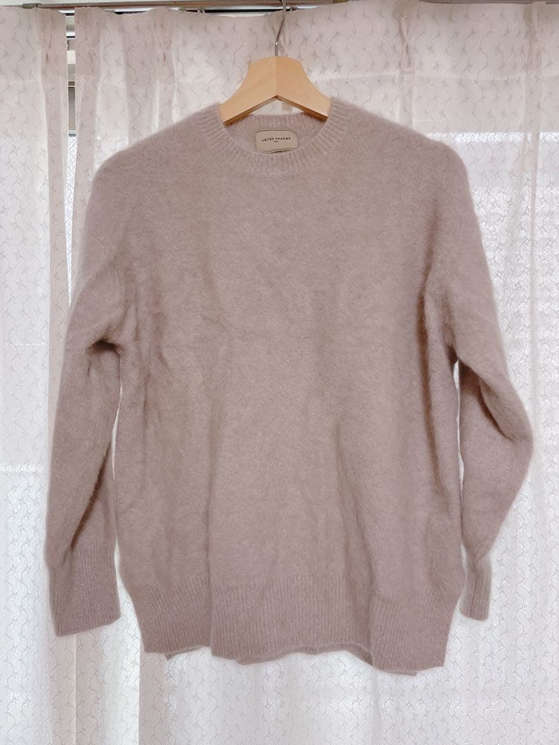UNITED ARROWS フォックスカシミヤ クルーネック ニット 24FW