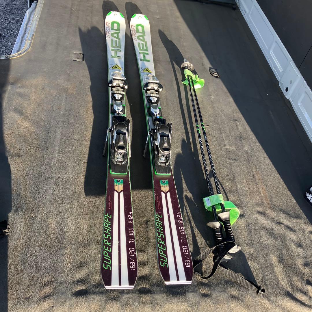 き*ね様 HEAD SUPERSHAPE MAGNUM 163cm スキー板 ビ