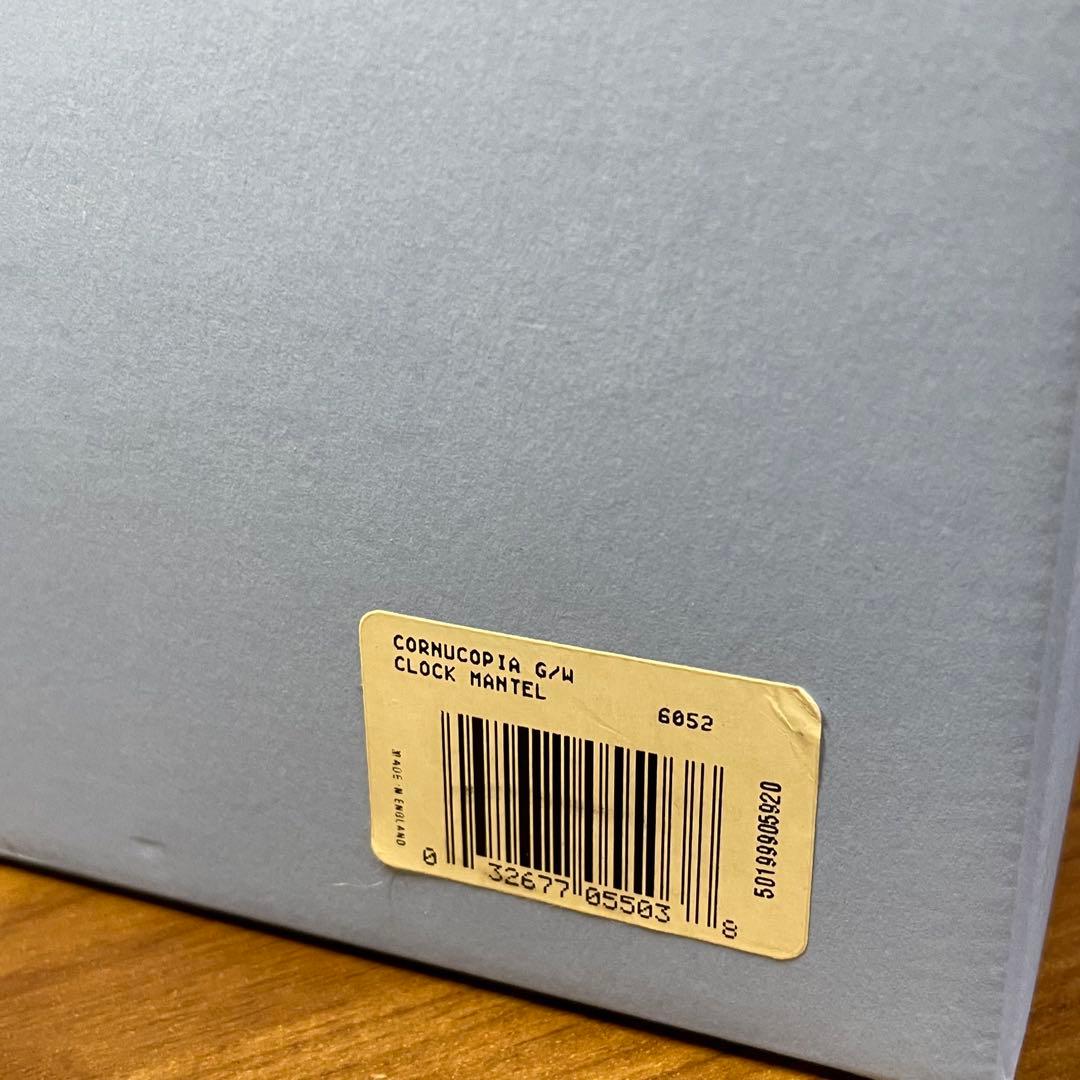【廃盤】ウェッジウッド コーヌコピア マントルクロック 置時計 英国製