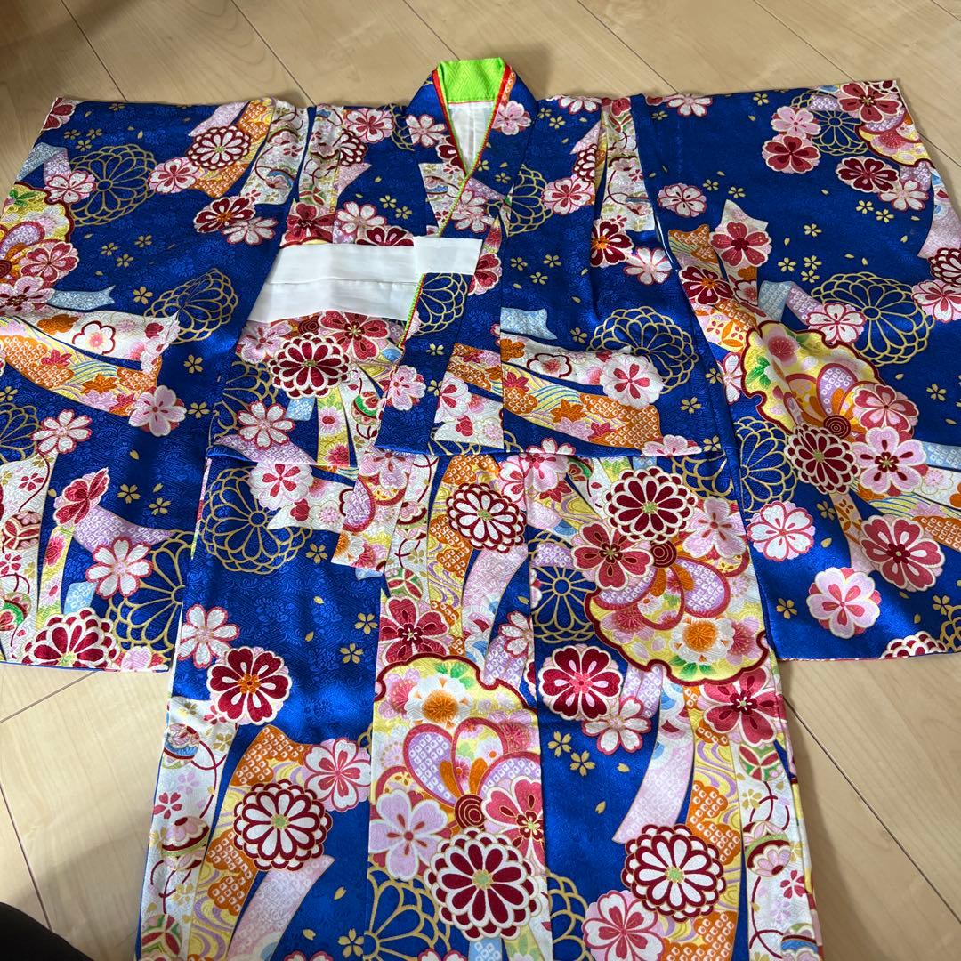 値下げ中　3歳女児　七五三着物セット　正絹