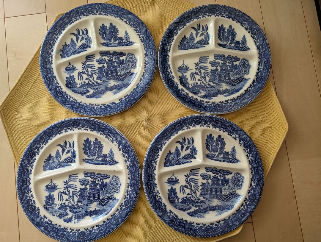 ４枚 メイドインオキュパイドジャパン　洋皿　コレクター品 希少