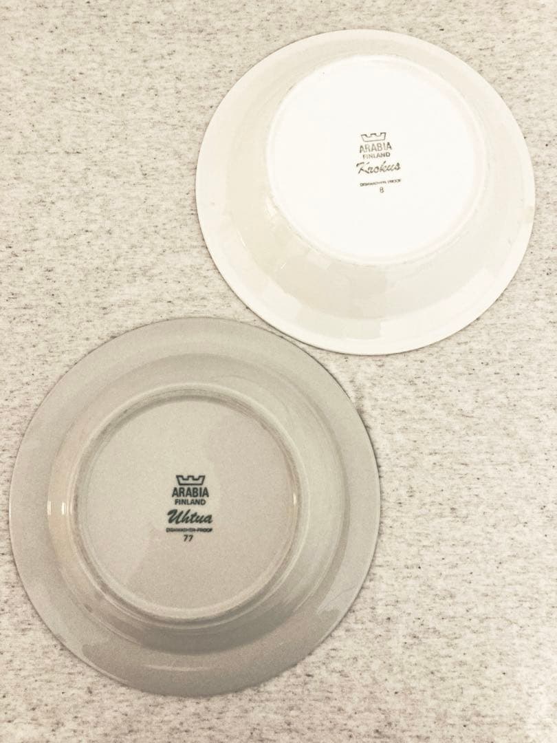 ARABIA アラビア ヴィンテージ Uhtua&Krokus 2枚セット