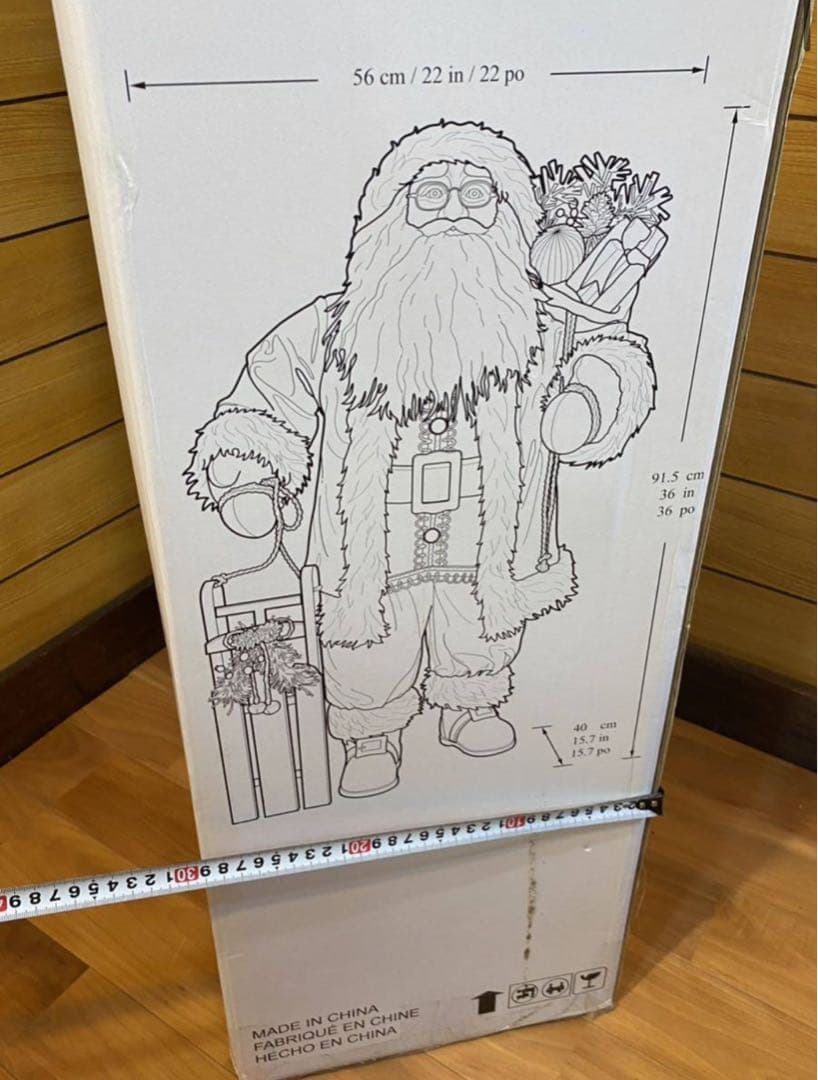 トラディショナル サンタクロース 91.5cm 北欧 大型 定価23,000
