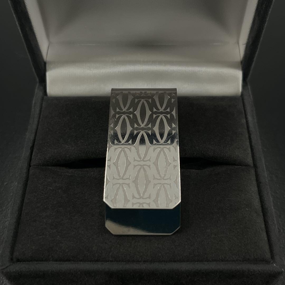 Cartier カルティエ　マネークリップ　マストライン　サントス　シルバー