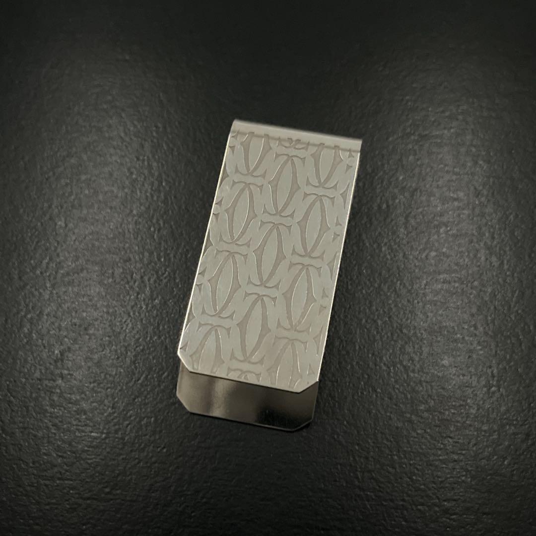 Cartier カルティエ　マネークリップ　マストライン　サントス　シルバー