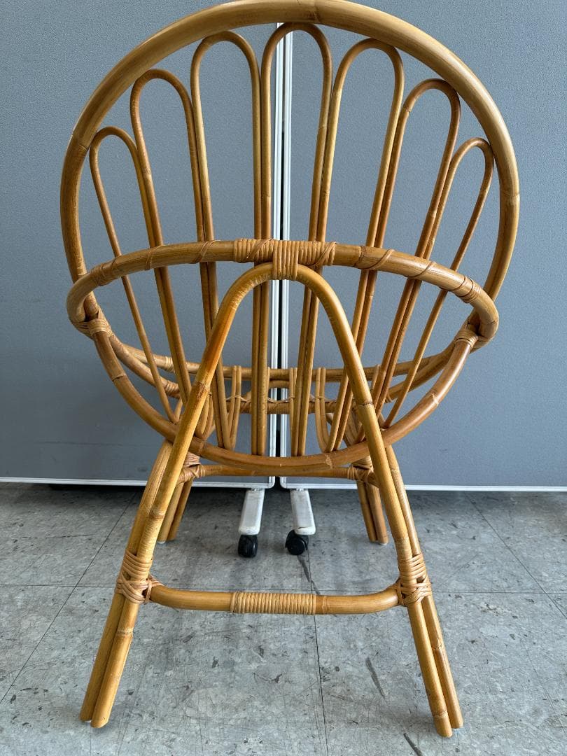 unico　ラタンチェア　CAGE(カージュ)　ブラウン　籐家具