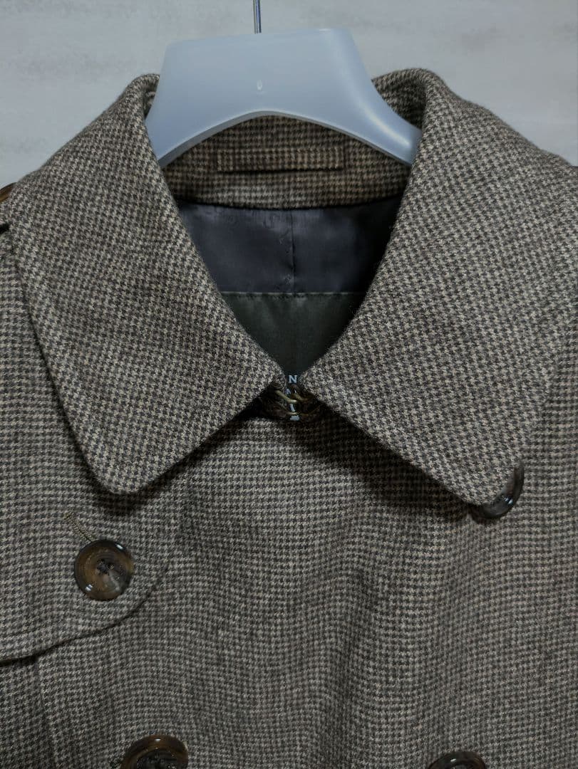 マッキントッシュ　ロンドン　チェックトレンチコート