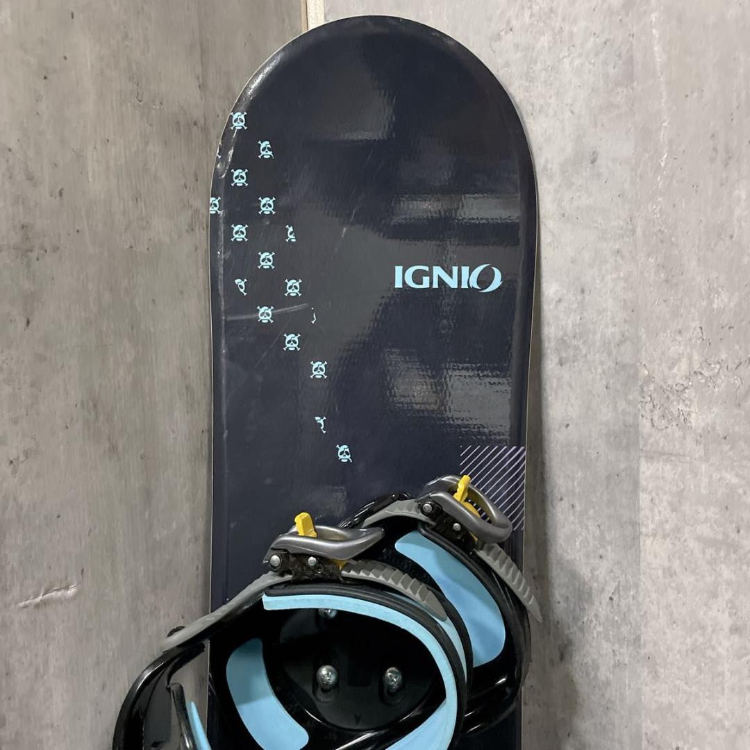 キッズ ジュニア スノボ 110cm IGNIO バイン ブーツ付 3点セット