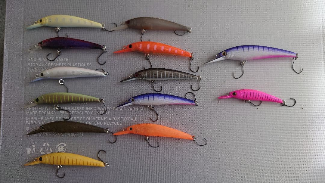 エリアトラウト　ミノーセット　94個