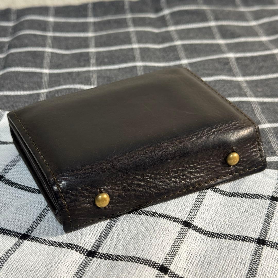 エムピウM+ ミッレフォッリエ2 P25ハバナ 二つ折り財布