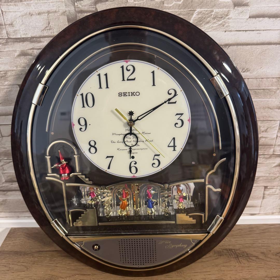 SEIKO　からくり時計　電波時計　ウェーブシンフォニー　RE551B