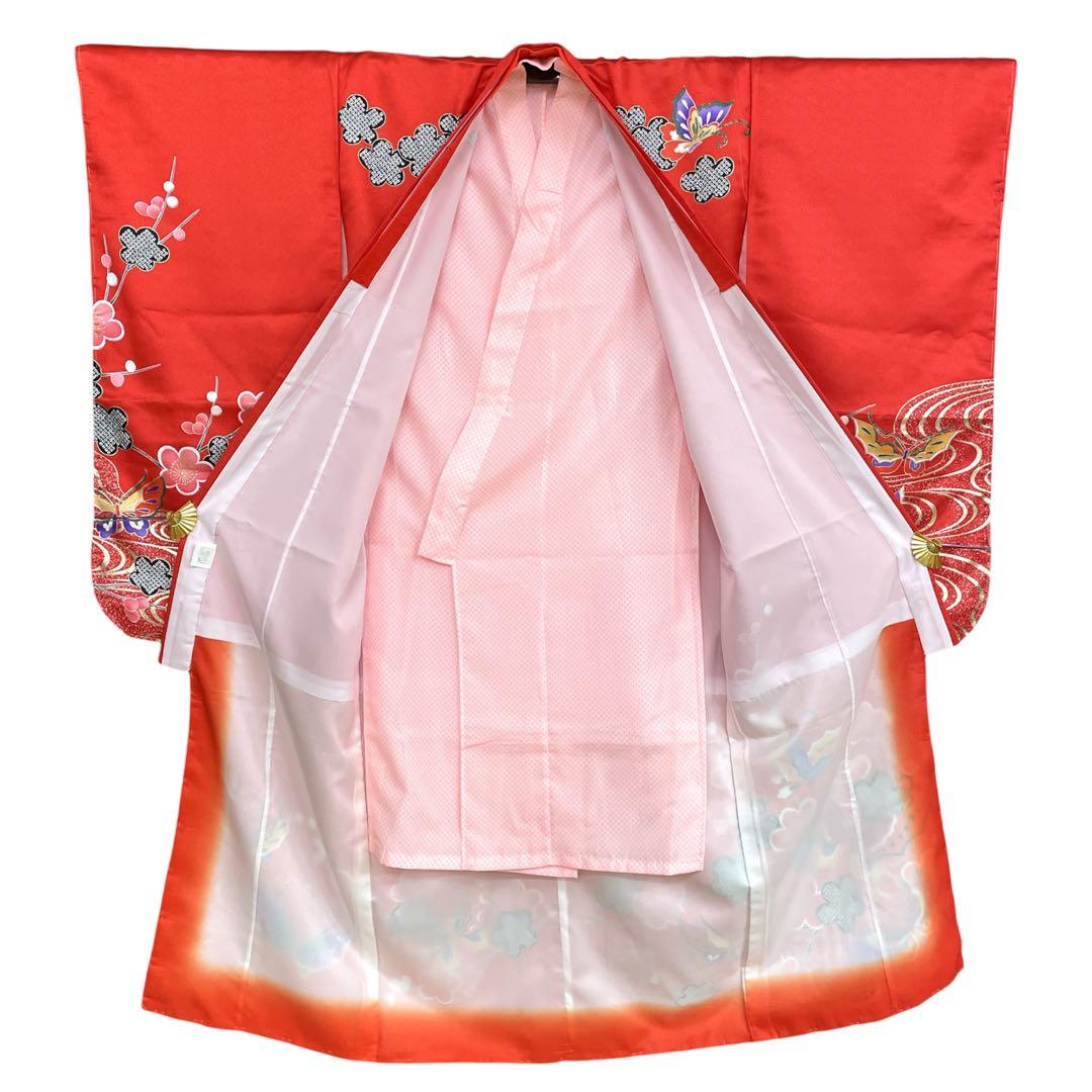 ◎mk-3459　七五三　女の子　着物・襦袢セット　7歳　　1-27