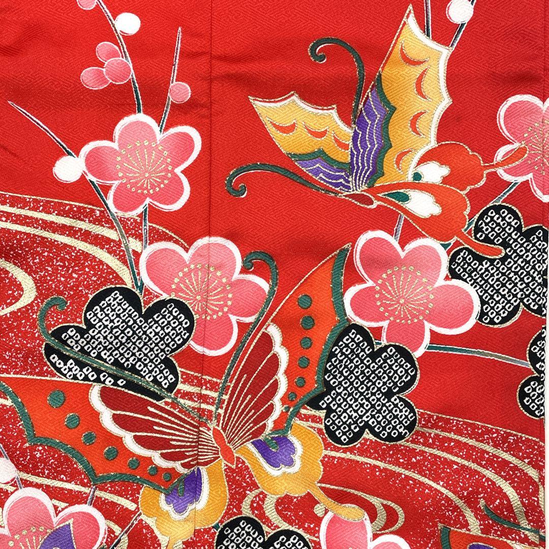 ◎mk-3459　七五三　女の子　着物・襦袢セット　7歳　　1-27