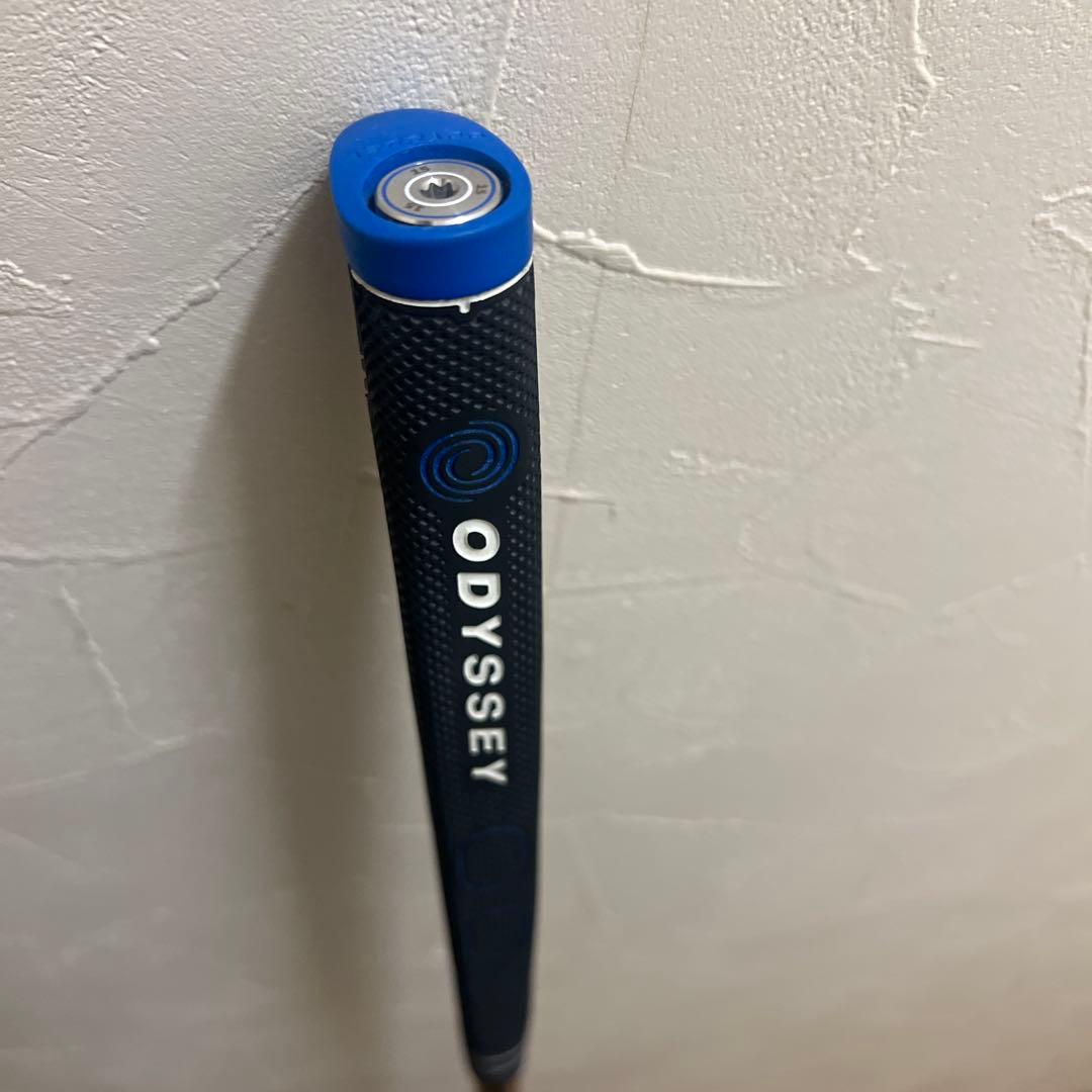 ODYSSEY STROKE LAB パター 青/黒 ヘッドカバー付き