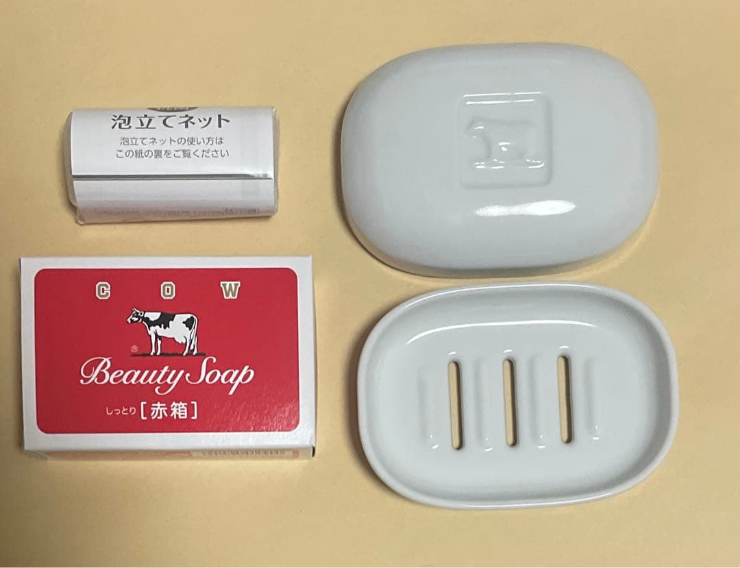 牛乳石鹼 × 中川政七商店 コラボ　石鹸置き　カウブランド