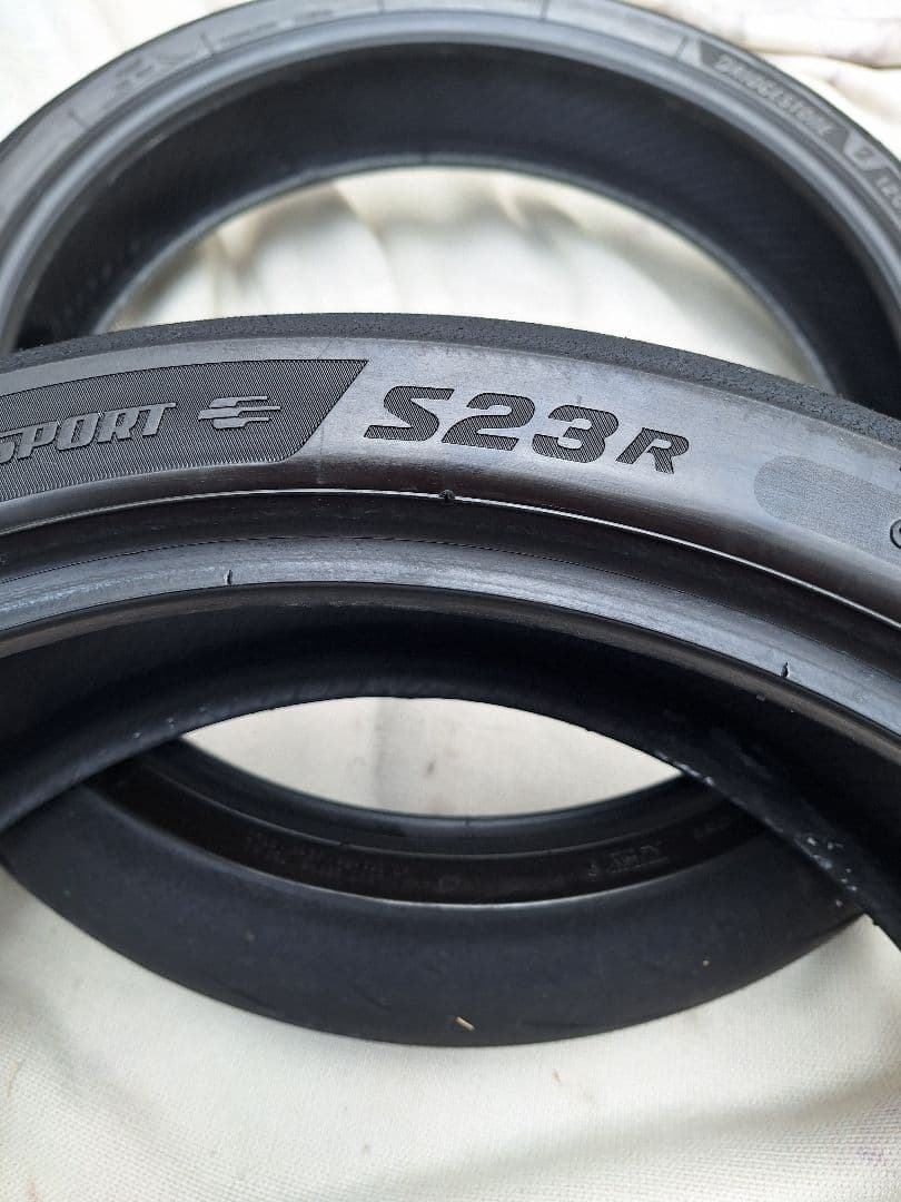 【中古】ブリジストン•バトラックス☆S23前後セットF120/R180