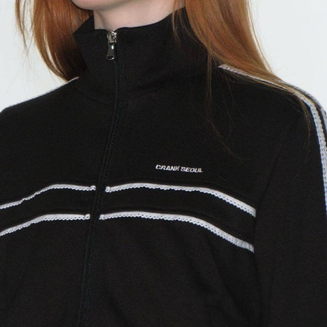 CRANK レースライントラックジャケット