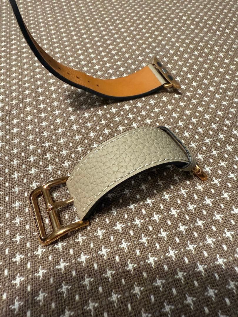 BONAVENTURA AppleWatch用 レザーバンド　グレージュ