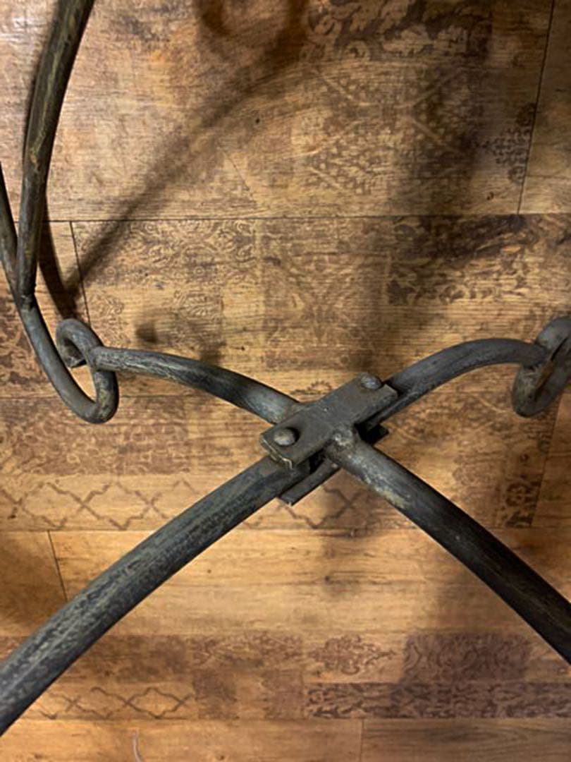 ヴィンテージ　アイアン脚テーブル