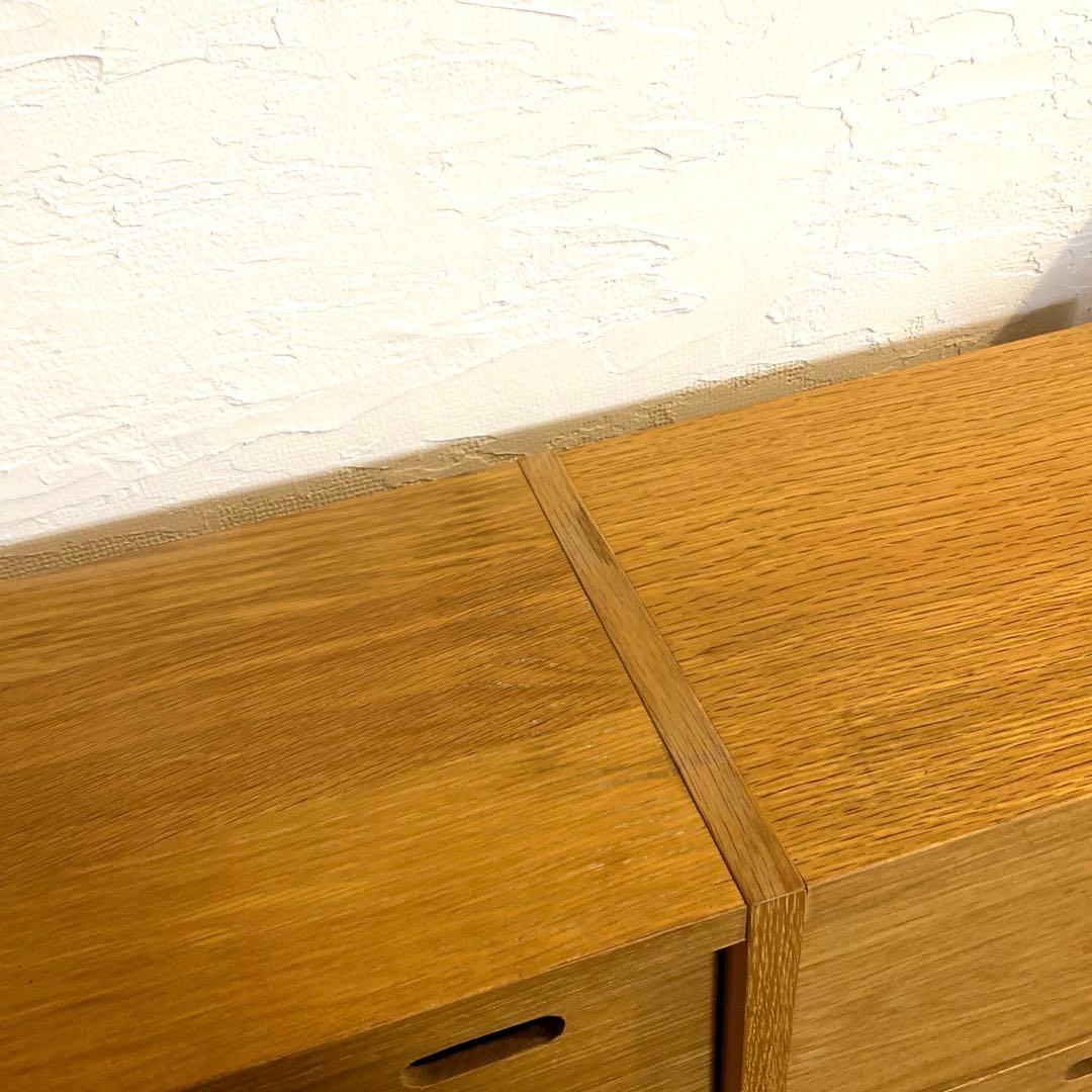 無印良品 スタッキングシェルフ オーク材 2段×2列