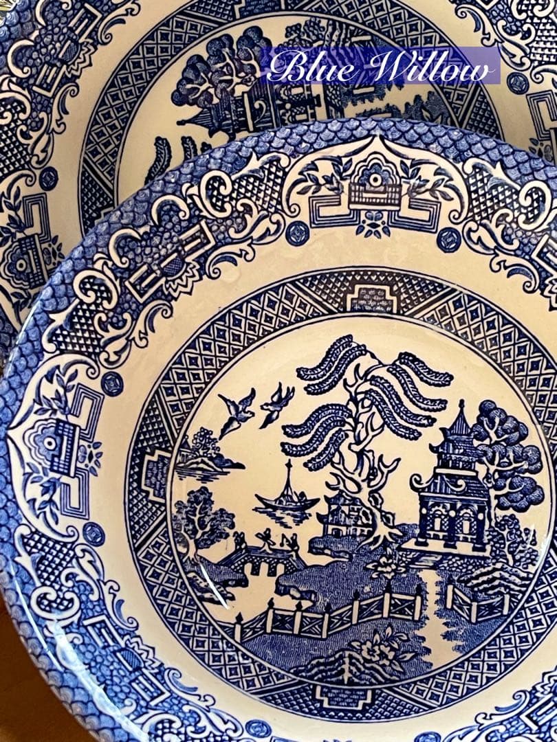 Blue Willow サラダボウル4