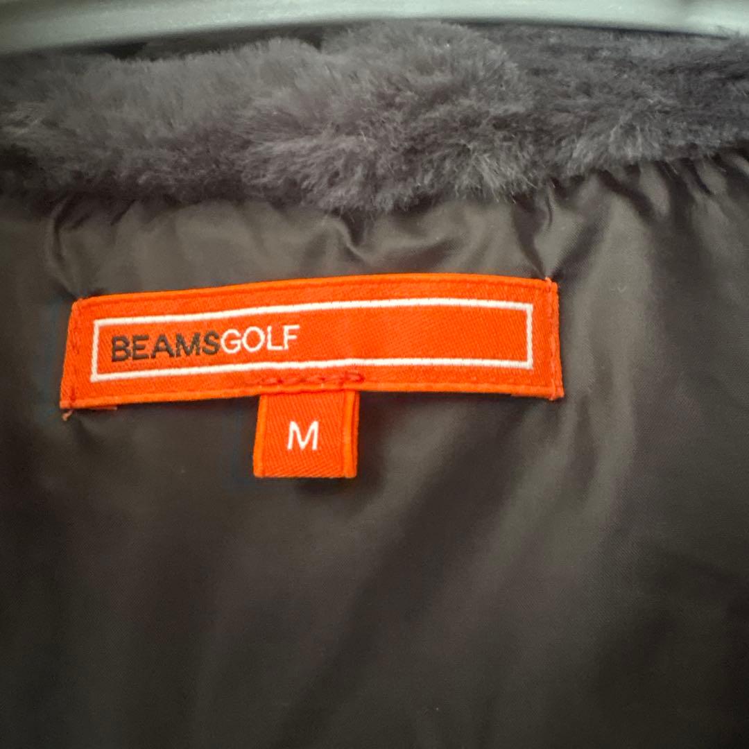 BEAMS GOLF ファー付きダウンワンピース M