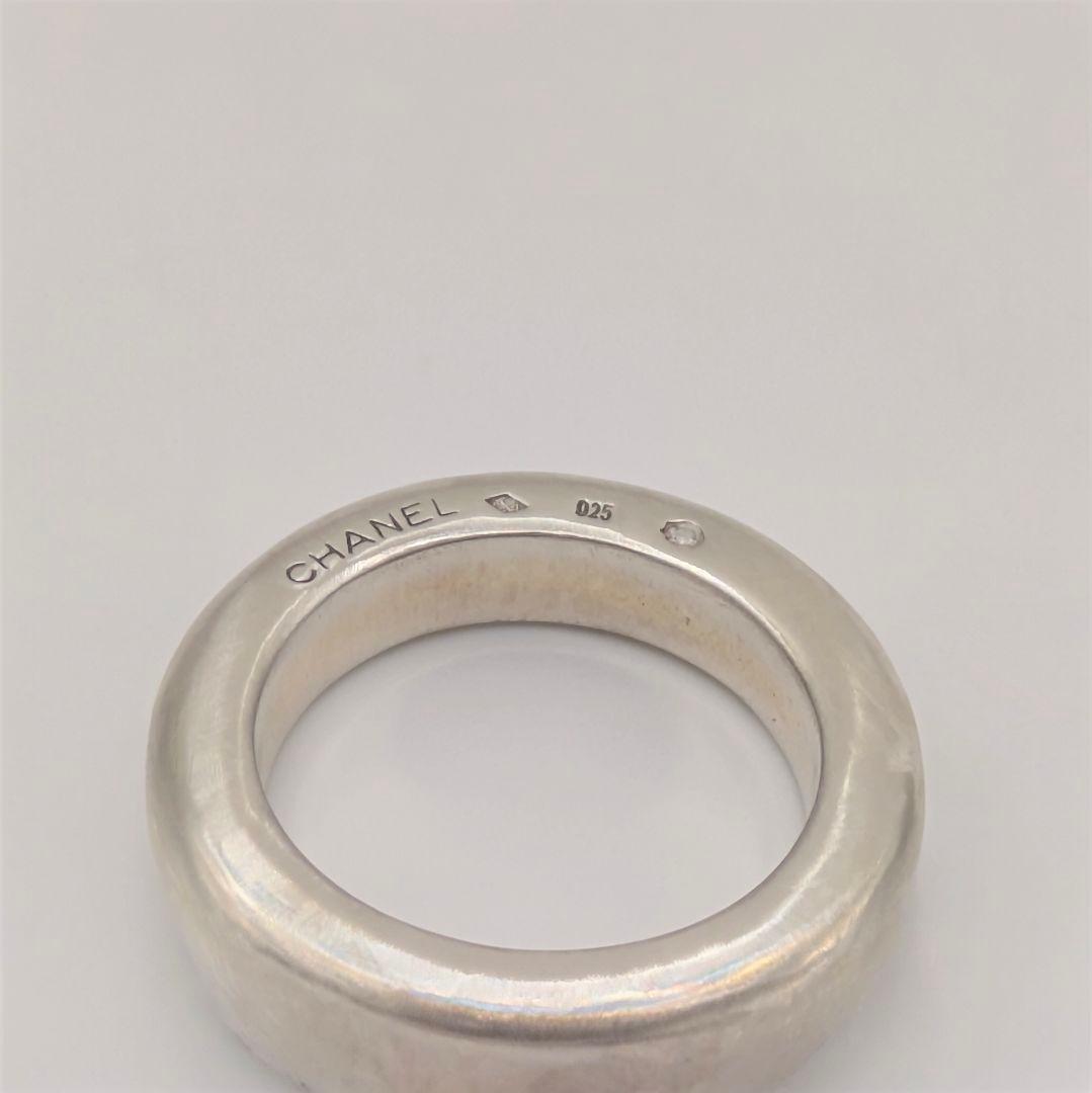 CHANEL シャネル シルバーリング ヴィンテージ AG925 12号 箱付