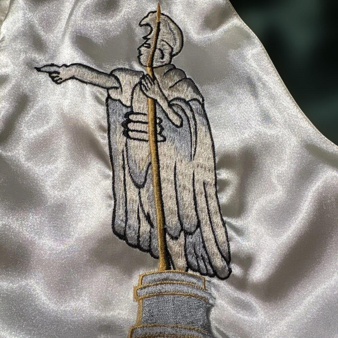 【美品⭕️】テーラー東洋　スカジャン　スーベニア　ローリングタイガー　ピンク