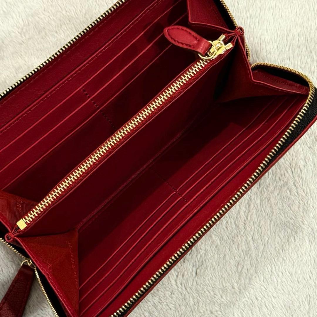 ⭐️新品未使用⭐️ バーバリー　ノバチェック　長財布　ラウンドジップ　シャドーホース