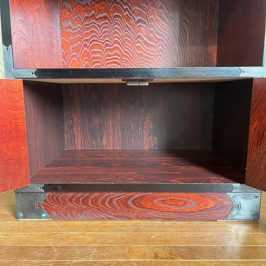 【アンティーク】昭和レトロ 木製 民芸箪笥 和たんす 和製キャビネット チェスト