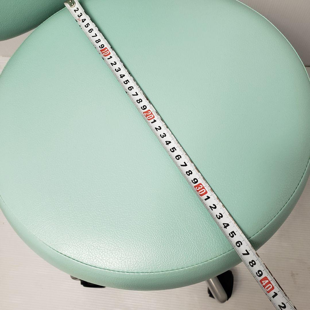 ③病院ドクター用丸椅子　藤沢工業　ACS700LBL　オフィースチェア　送料込み