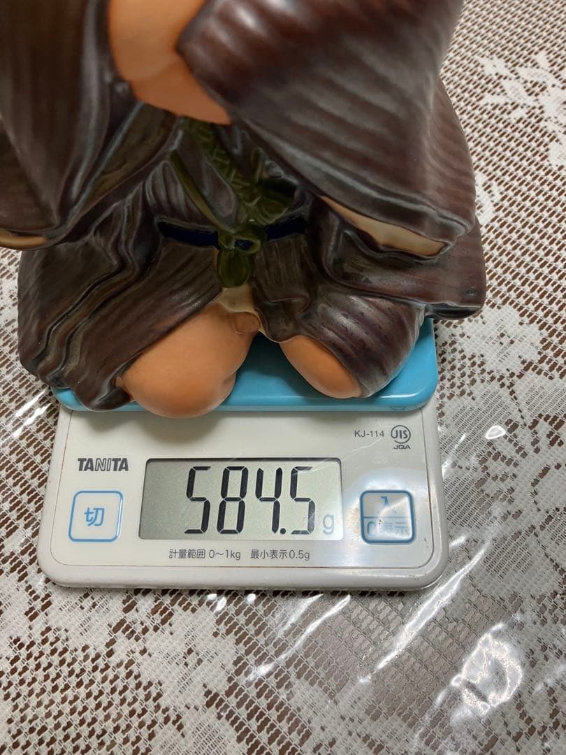 大倉謹製　陶器製 仙台四郎 幸福を呼ぶ 福の神 縁起物 招福 仙壺四郎