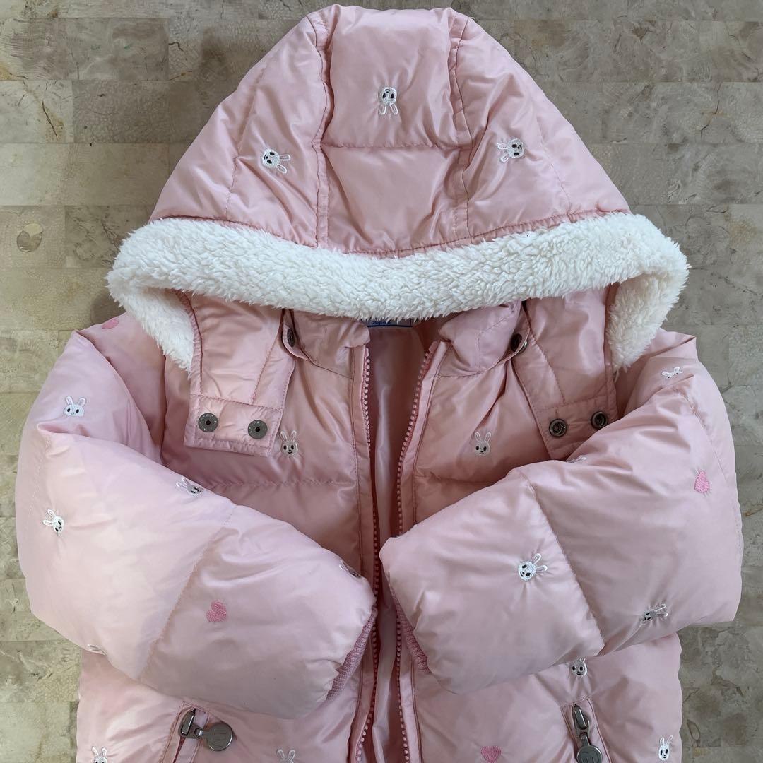 めめ様　ミキハウス　ぷちうさこ　ダウンとファミリアワンピースセット