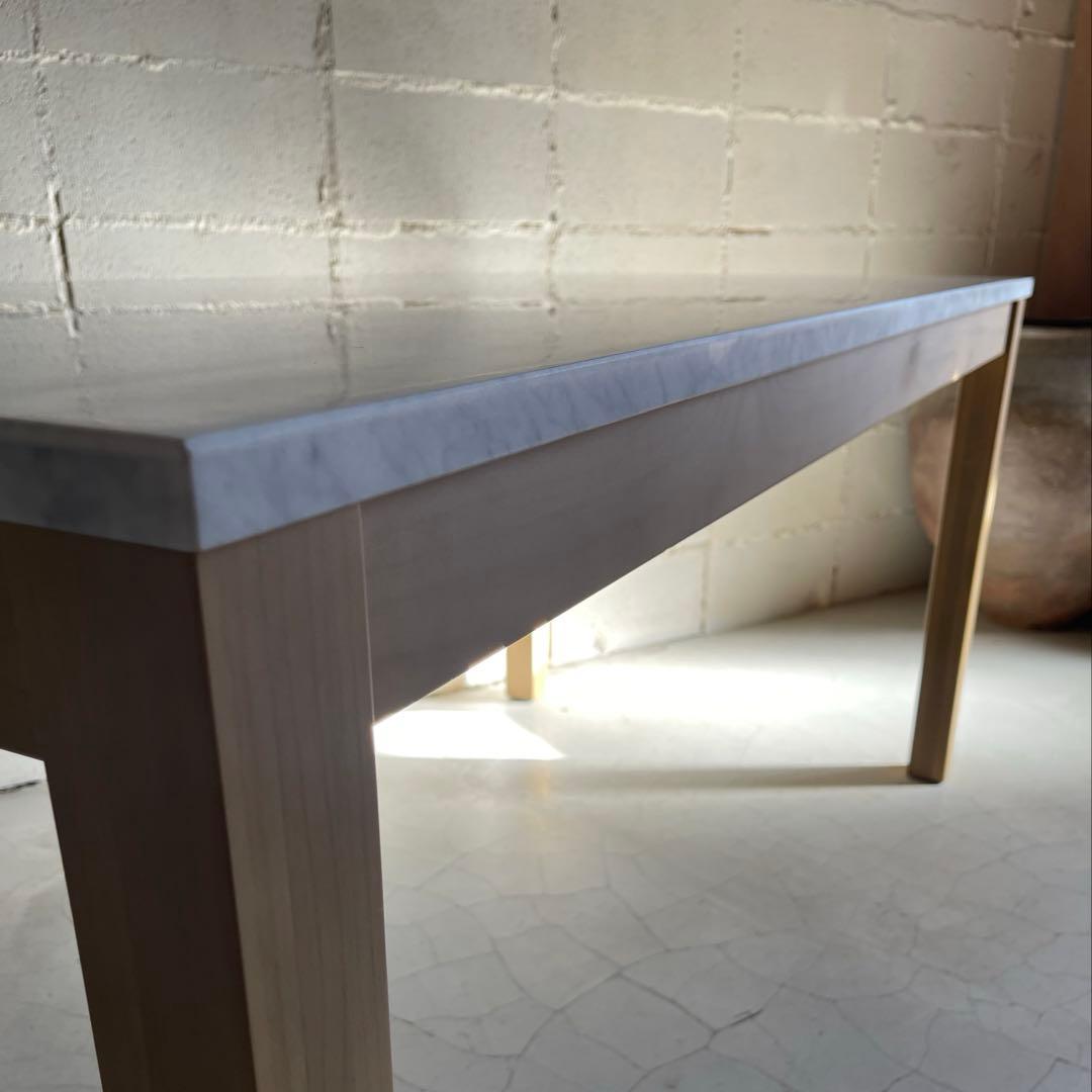 Francfranc フランフラン　チェロ ダイニングテーブル　大理石 ×ウッド