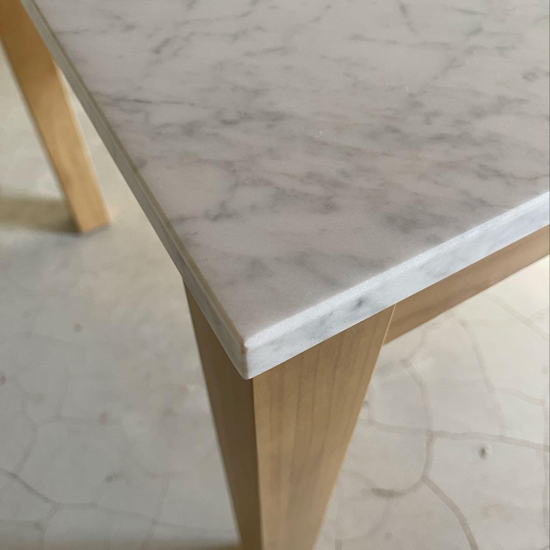 Francfranc フランフラン　チェロ ダイニングテーブル　大理石 ×ウッド