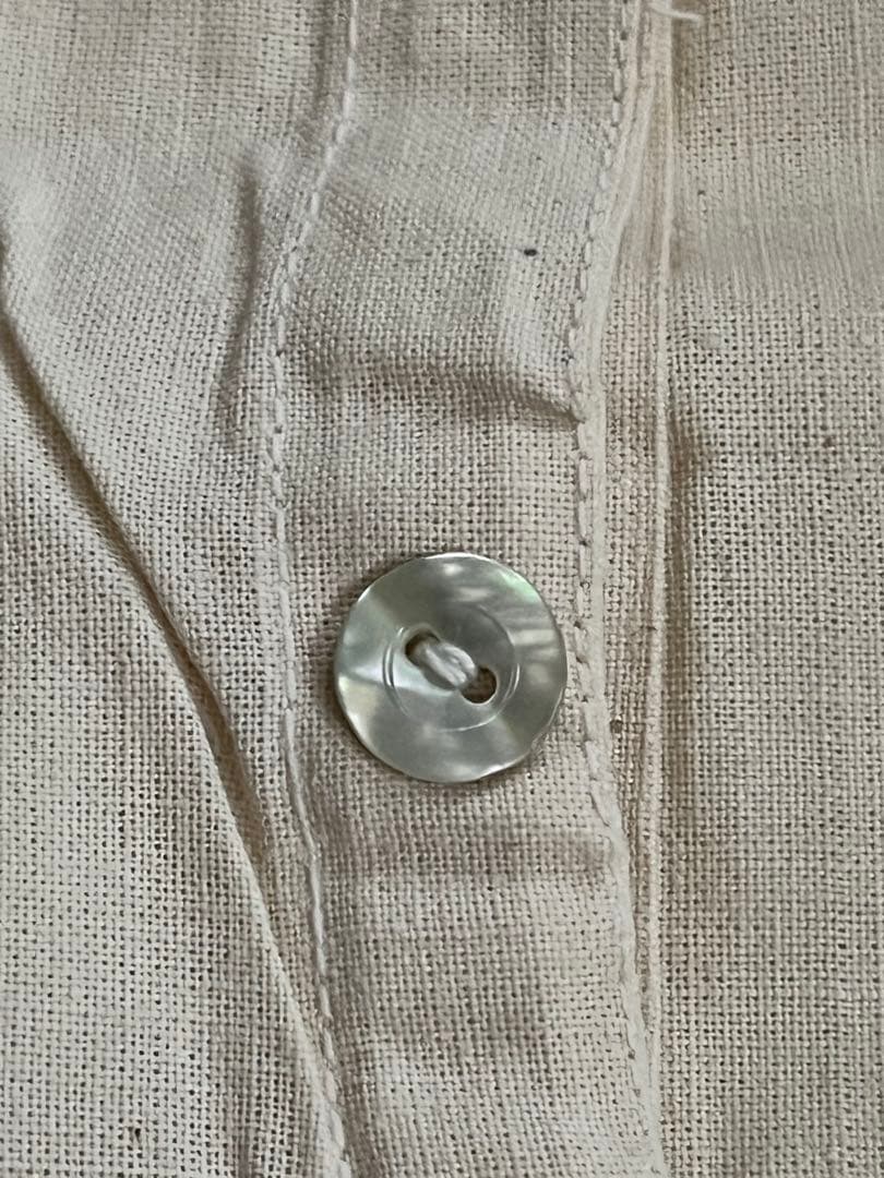 明治 大正 昭和初期 戦前 戦中 戦後 国民服 襟付木綿シャツ 作業着 貝釦