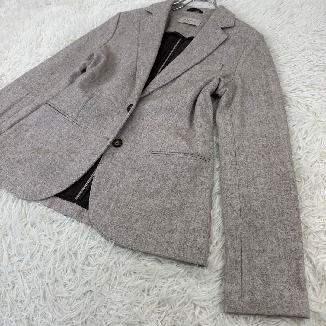 美品 XL チルコロ スーツ セットアップ テーラードジャケット パンツ 裏起毛